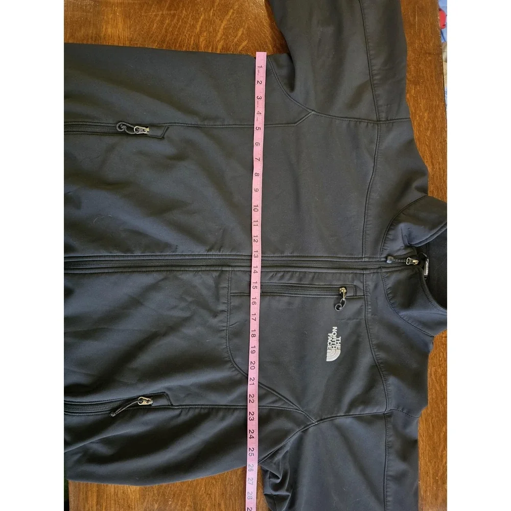 North Face Jacket Mens‎ Large Black TNF Apex Softshell Full Zip Outdoor Hiking
